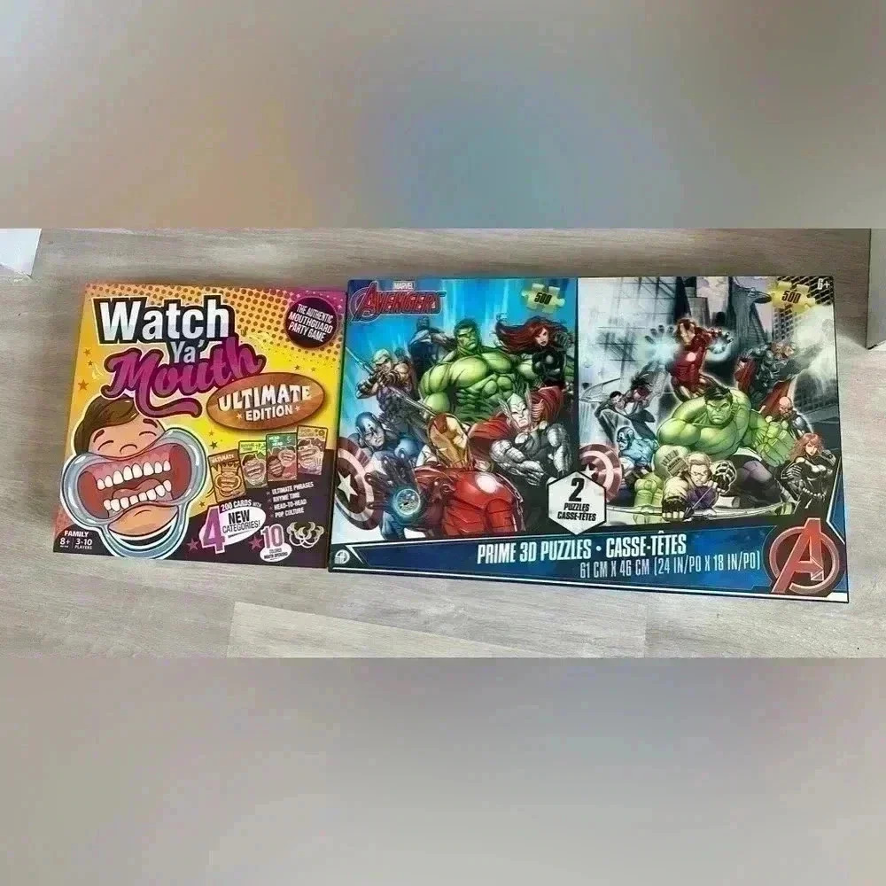 Watch Ya Mouth Ultimate Edition and Avengers Prime 3D Puzzles Game Bundle